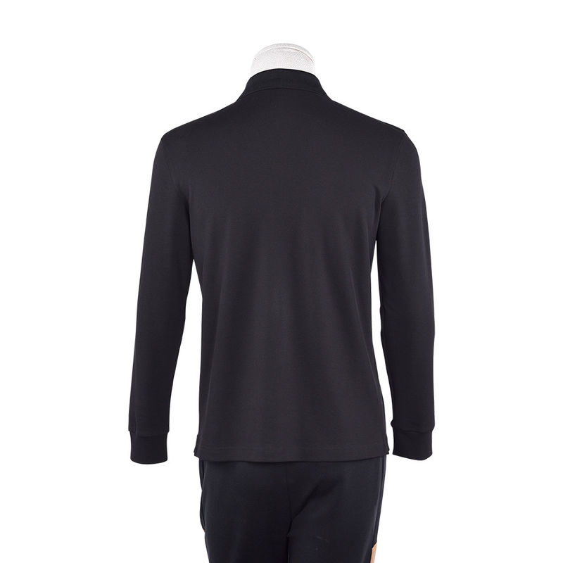 빠르게 건조되는 호흡 가능한 남자용 폴로 티셔츠 면화 맞춤형 디자인 정규 길이