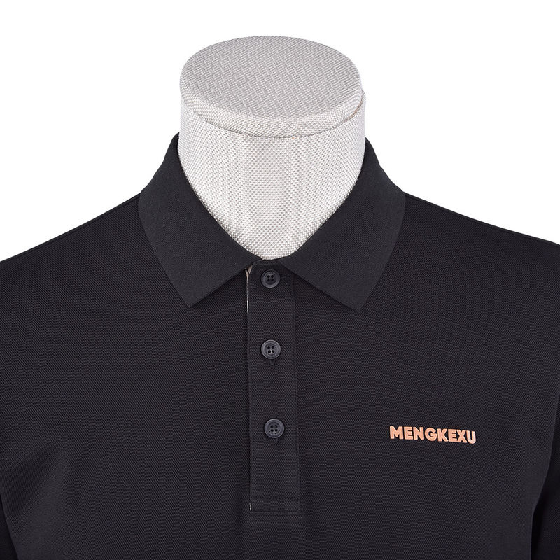 빠르게 건조되는 호흡 가능한 남자용 폴로 티셔츠 면화 맞춤형 디자인 정규 길이