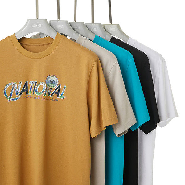 일반 여자용 크기가 큰 티셔츠 피부 친화적 200gm S-6XL O-Neck 목걸이