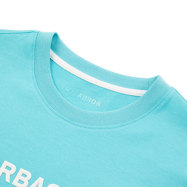 패스트 파프 프린트 디자인 250gm 남성 티셔츠 매일 캐주얼 사무실 착용 및 스포츠