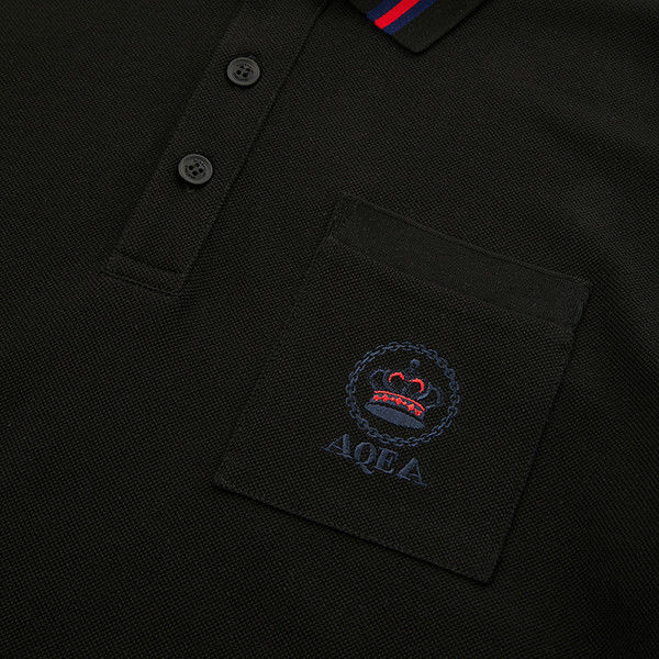 여름 기분 좋은 폴로 티셔츠 embroidery 로고와 턴다운 칼라 2024 최신