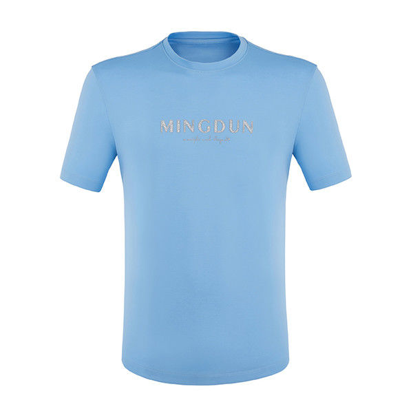 기분 좋은 중량급 빠른 건조 폴로 셔츠 300 Gsm 슬림 피트 티셔츠 수직 인쇄