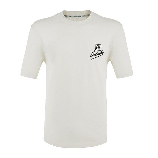 손쉽게 치크한 100% 면과 크기가 큰 단袖 티셔츠