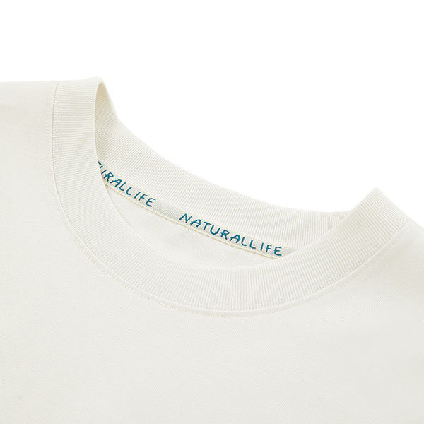 손쉽게 치크한 100% 면과 크기가 큰 단袖 티셔츠