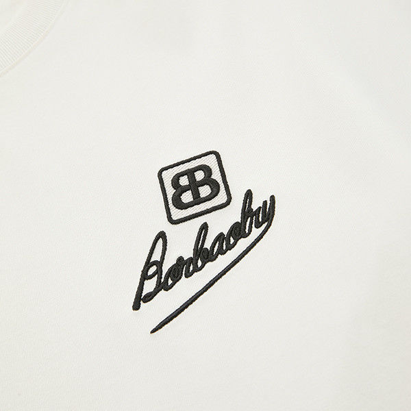 손쉽게 치크한 100% 면과 크기가 큰 단袖 티셔츠