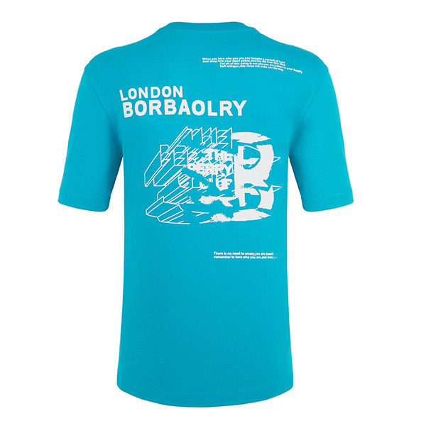 맞춤형 디자인 남성의 100% 면화 티셔츠 O-Neck 짧은 장갑 호흡성 반 펄링