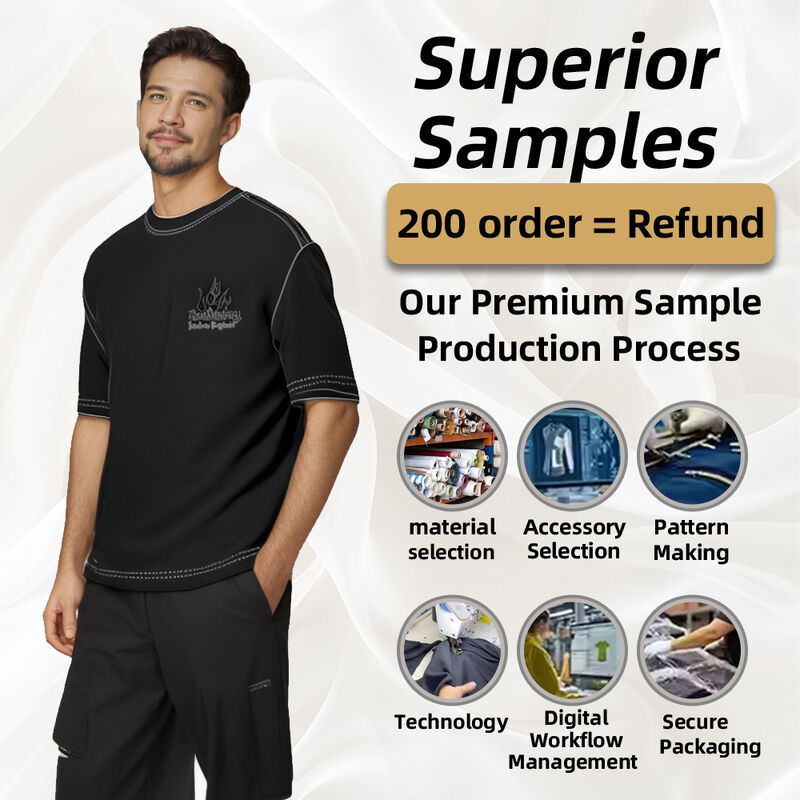 핫 세일 품질 여름 블랙 드롭 숄더 남성 헤비 웨이트 코튼 오버사이즈 스트리트웨어 티셔츠