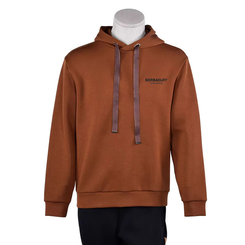 소매 우아한 찌감기 겨울 가을 웨어 면화 주문 제작 색상 디자인 로고 수직 에센셜 후디 남자