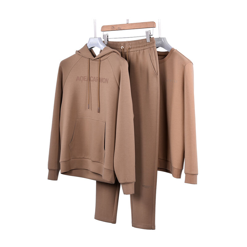 남성용 트랙 슈트 커스텀 프린트 디자인 조깅 트랙 스트릿 웨어 스포츠웨어 스웻팬츠 및 후드 스웨트셔츠 세트