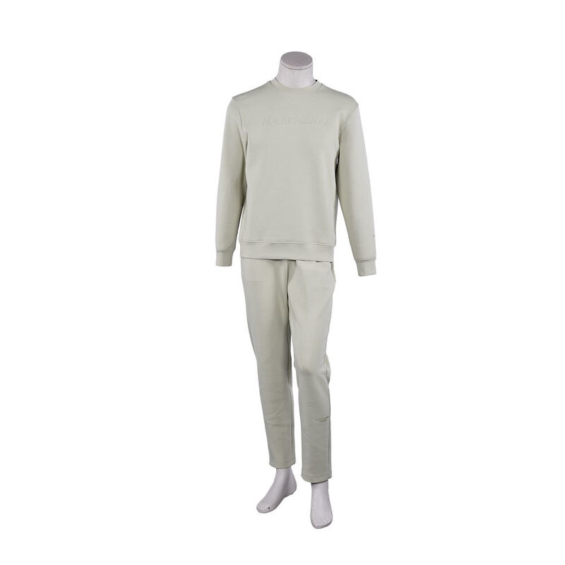 OEM 항균 고품질 에센셜 조깅 트랙 스포츠 데일리 웨어 남성용 스웻팬츠 및 후드 스웨트셔츠 세트 3D 엠보싱