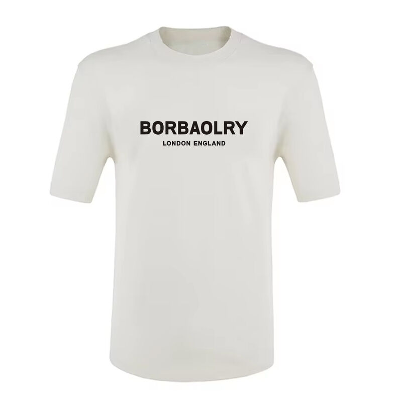 도매 맞춤 170-210그램 고탄성 고품질 로고 포함 남성 티셔츠