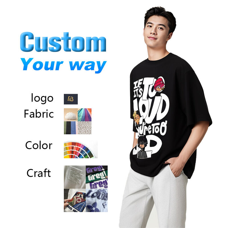 100% 면 오버사이즈 산성 워싱 남성 티셔츠 빈티지 티 커스텀 로고 짧은 긴 길이 클래식 넥 칼라 선 페이드 디자인