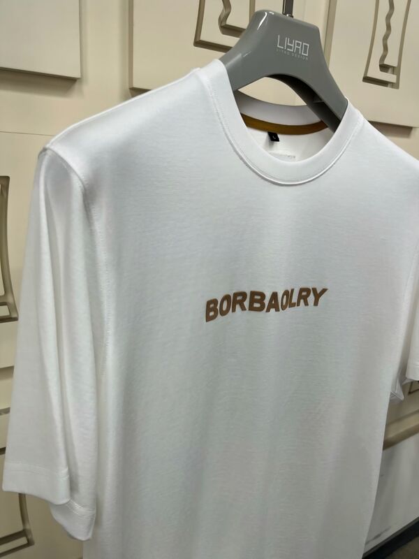 DTG 기술로 맞춤 로고를 인쇄한 남성용 고품질 레귤러 핏 반팔 티셔츠