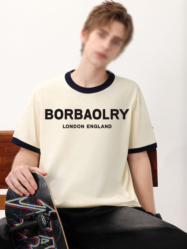 디자이너 티셔츠 유명 브랜드 인기 상품 순면 럭셔리 티셔츠 남성 트렌드 멋진 디자이너 의류