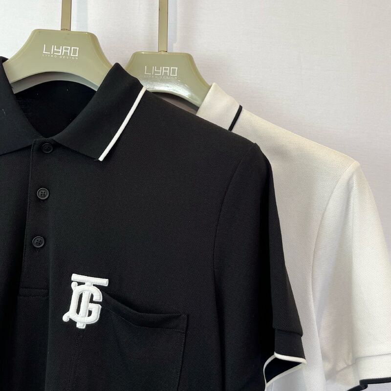 남성용 로고 - 수직 폴로 셔츠