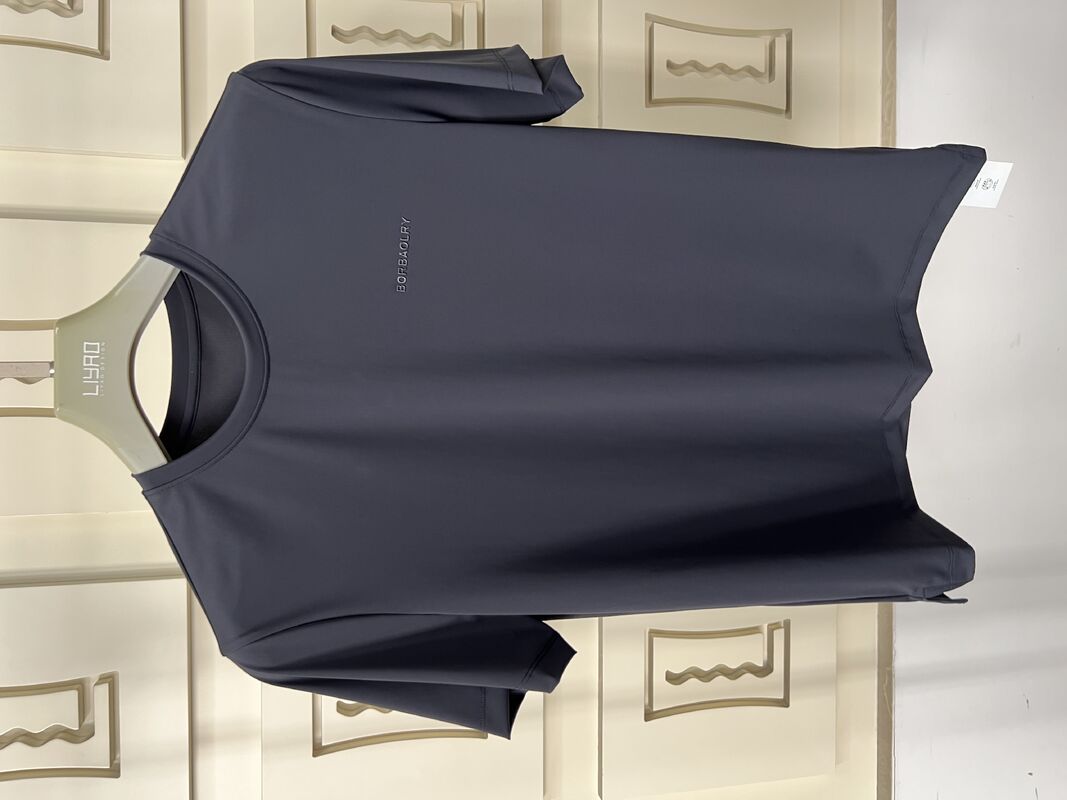 남성 스포츠 티셔츠 검은색 캐주얼 스포츠 세트 - 짧은 - 장갑 티셔츠 & 바지, 자외선 보호 기능이있는 호흡이 가능한 직물