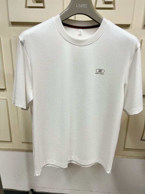 남성용 미니멀 프린팅 반팔 티셔츠, 솔리드 컬러 기본 티셔츠 남성 티셔츠