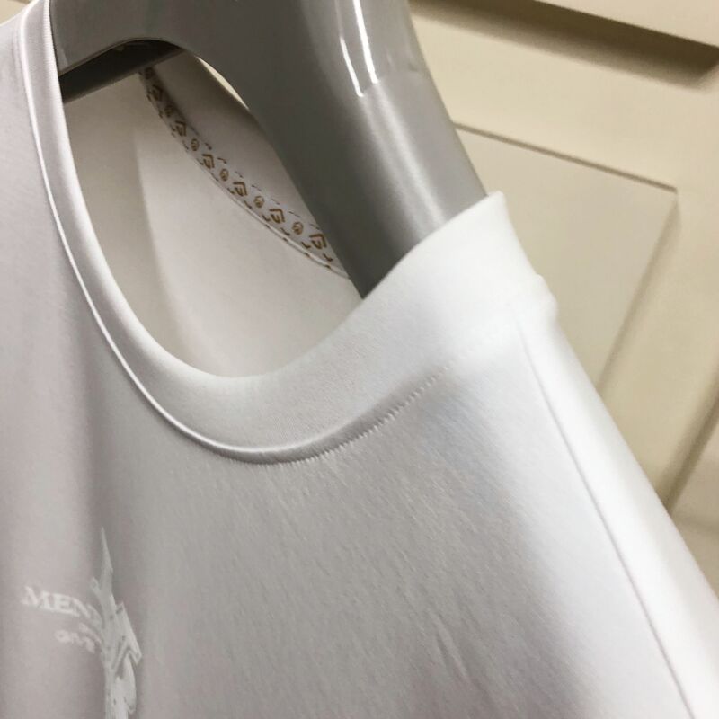 남성용 프리미엄 유기농 면 티셔츠, 엠보싱 로고, 부드럽고 통기성 좋은 원단, 캐주얼 & 비즈니스 웨어 남성 티셔츠