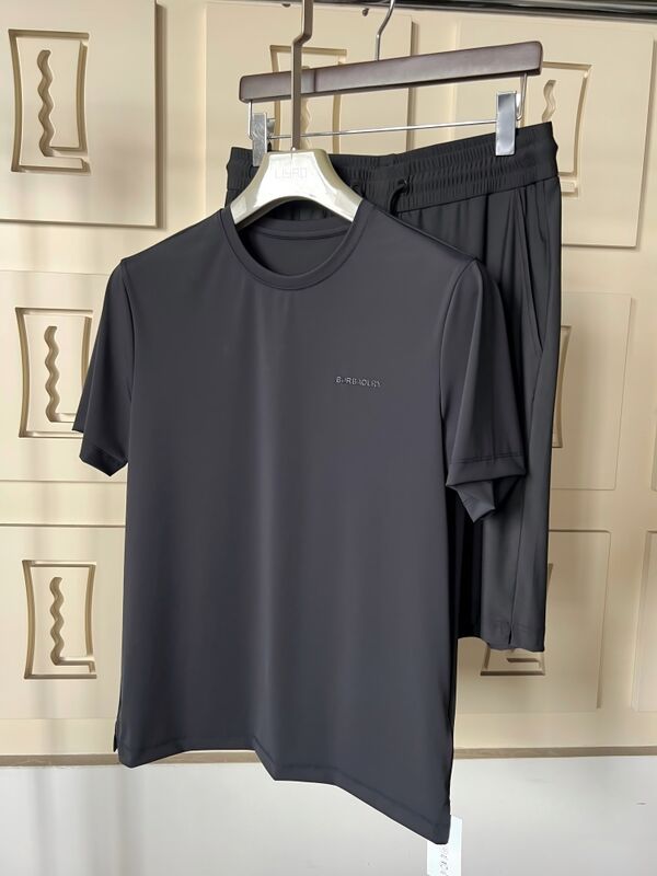 핫 판매 남성 여름 호흡성 단단한 가벼운 폴로 짧은 장갑 세트 폴리에스터/고무 천