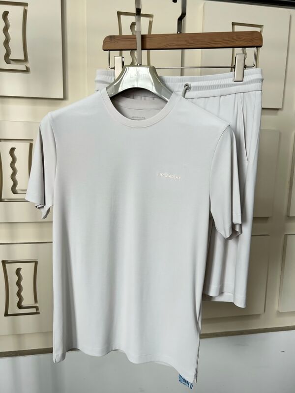 핫 판매 남성 여름 호흡성 단단한 가벼운 폴로 짧은 장갑 세트 폴리에스터/고무 천