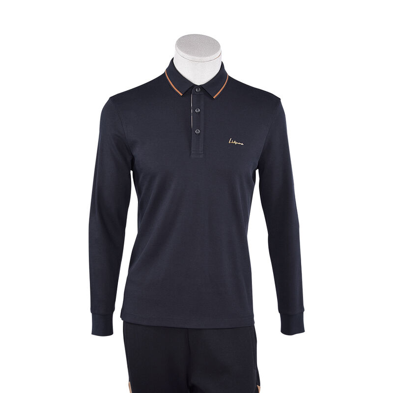 맞춤형 색상 사이즈 로고 플레인 안티 필링 프리미엄 디자이너 남성 폴로 셔츠 비즈니스 긴팔 폴로 셔츠 제작