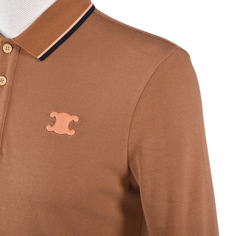 핫 셀링 디자인 안티 필링 평면 색상 새로운 장袖 폴로 셔츠 콘트라스트 칼러 디자인 사용자 지정 로고