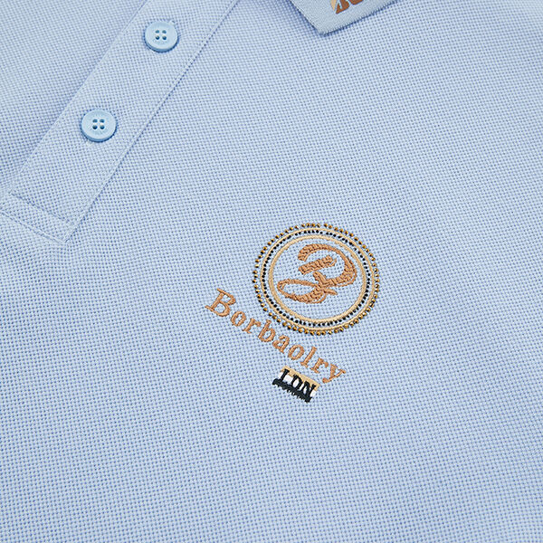 2026년 인기 판매 면 남성 폴로 티셔츠 맞춤 색상 블루 화이트 티셔츠 자수 및 프린팅 폴로