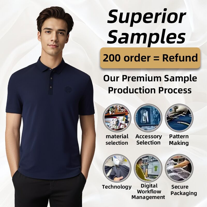 신제품 맞춤 로고 개인 맞춤 비즈니스 남성 골프 의류 반팔 폴로 티셔츠