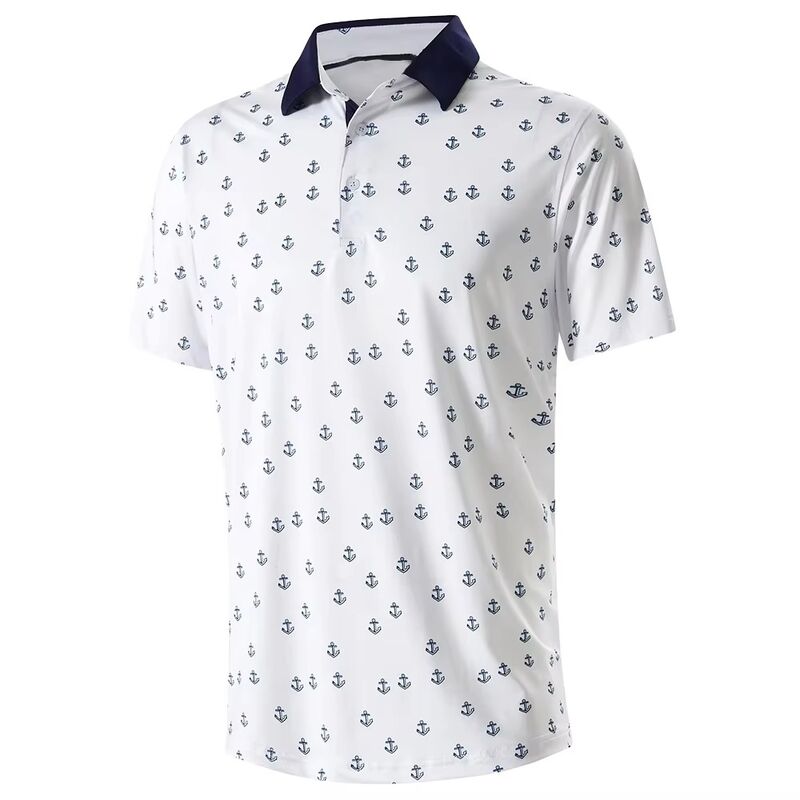 남성 및 여성용 개인화 및 인쇄 된 골프 폴로 비즈니스용 캐주얼 웨어 및 스포츠 팀 남성 티셔츠 폴로