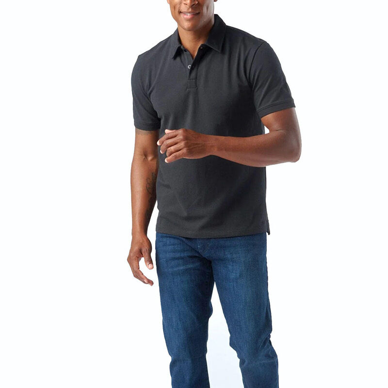 럭셔리 고품질 골프 폴로 셔츠 빠른 건조 슬림 피트 평면 티셔츠 제조업체